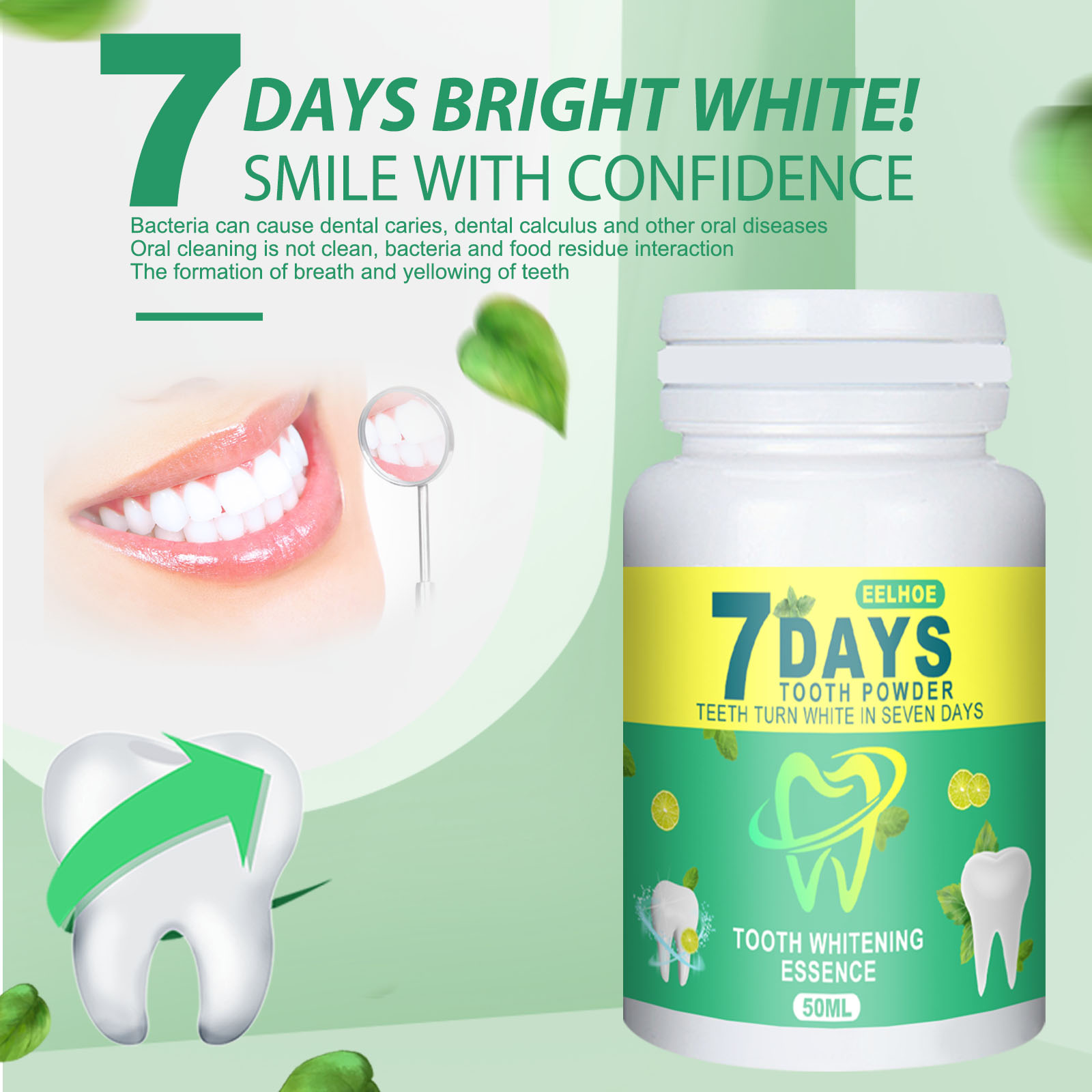 5 Days Whitening Tooth Powder  - Teeth Whitening Near Me ulasan dan harga